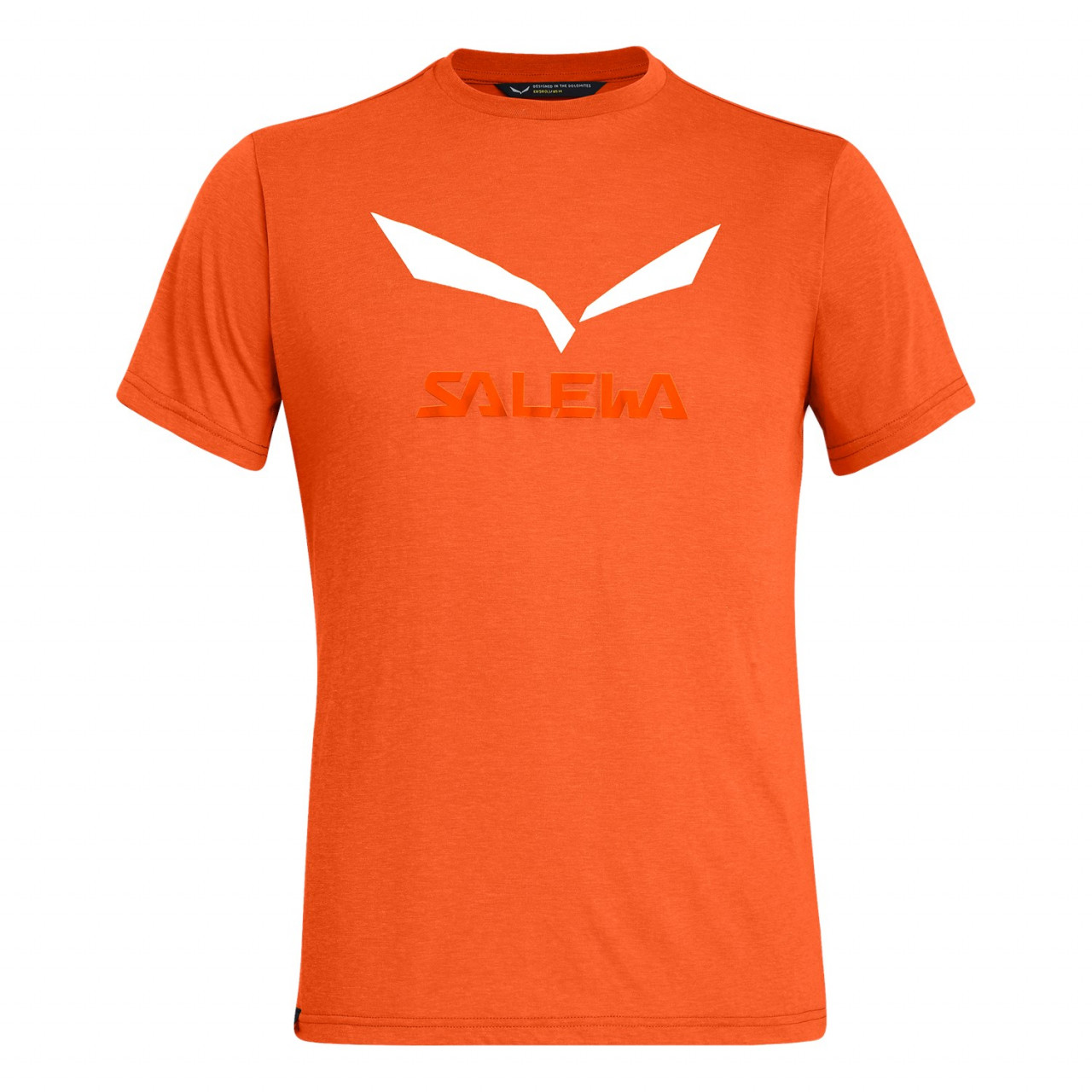 T-Shirts Salewa Solidlogo Drirelease® Homem Laranja/Vermelhas Laranja 023IPBDAQ